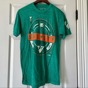 Green Medium Buckle Tee Shirt